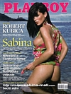 Sabina Mali magazine cover appearance Playboy (Croatia) July 2008