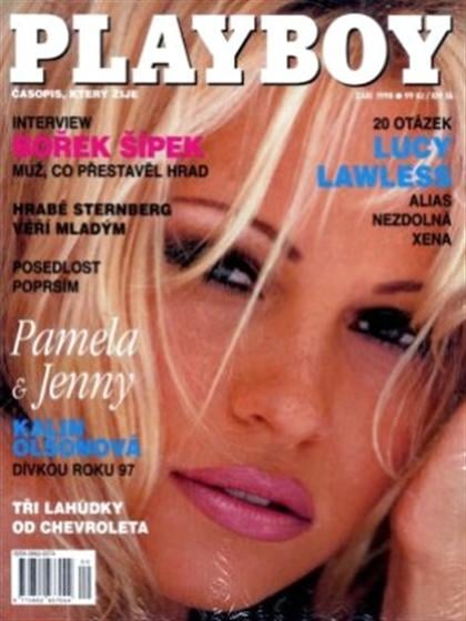 Playboy (Czech Republic) September 1998 magazine back issue Playboy (Czech Republic) magizine back copy Playboy (Czech Republic) magazine September 1998 cover image, with Pamela Anderson on the cover of t