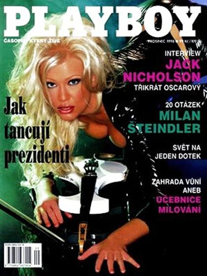 Playboy (Czech Republic) December 1998 magazine back issue Playboy (Czech Republic) magizine back copy Playboy (Czech Republic) magazine December 1998 cover image, with Linda Lampenius (Linda Brava) on t