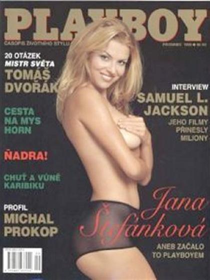 Playboy (Czech Republic) December 1999 magazine back issue Playboy (Czech Republic) magizine back copy Playboy (Czech Republic) magazine December 1999 cover image, with Jana Štefánková on the cover of th