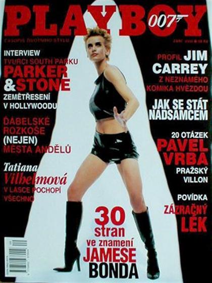 Playboy (Czech Republic) September 2000 magazine back issue Playboy (Czech Republic) magizine back copy Playboy (Czech Republic) magazine September 2000 cover image, with Daphne Deckers on the cover of th