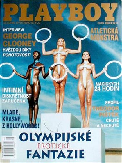 Playboy (Czech Republic) October 2000 magazine back issue Playboy (Czech Republic) magizine back copy Playboy (Czech Republic) magazine October 2000 cover image, with Unknown on the cover of the magazin