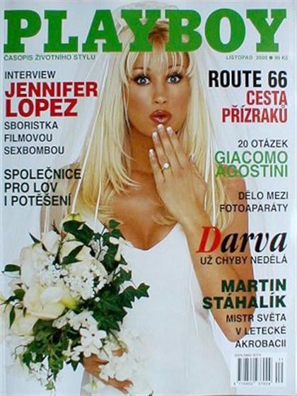 Playboy (Czech Republic) November 2000 magazine back issue Playboy (Czech Republic) magizine back copy Playboy (Czech Republic) magazine November 2000 cover image, with Darva Conger on the cover of the m