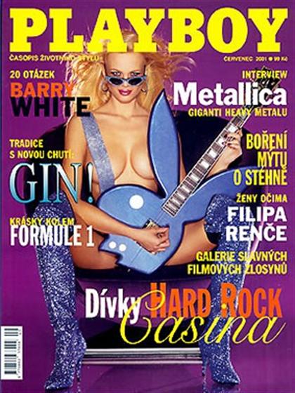Playboy (Czech Republic) July 2001 magazine back issue Playboy (Czech Republic) magizine back copy Playboy (Czech Republic) magazine July 2001 cover image, with Irina Voronina on the cover of the mag
