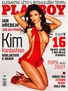 Kim Kardashian magazine cover appearance Playboy (Czech Republic) August 2008