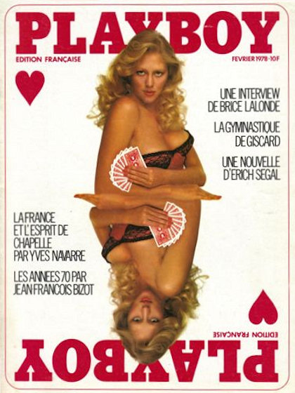 Playboy Francais February 1978 magazine back issue Playboy (France) magizine back copy Playboy Francais magazine February 1978 cover image, with Hope Olson on the cover of the magazine