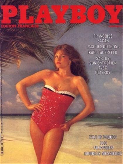 Playboy Francais June 1980 magazine back issue Playboy (France) magizine back copy Playboy Francais magazine June 1980 cover image, with Unknown on the cover of the magazine