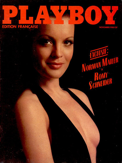 Playboy Francais November 1980 magazine back issue Playboy (France) magizine back copy Playboy Francais magazine November 1980 cover image, with Romy Schneider on the cover of the magazin