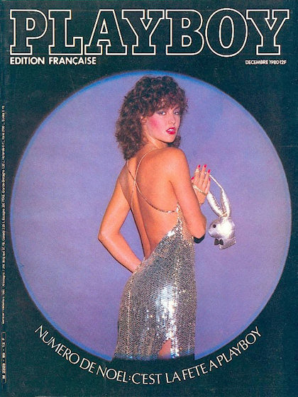 Playboy Francais December 1980 magazine back issue Playboy (France) magizine back copy Playboy Francais magazine December 1980 cover image, with Unknown on the cover of the magazine