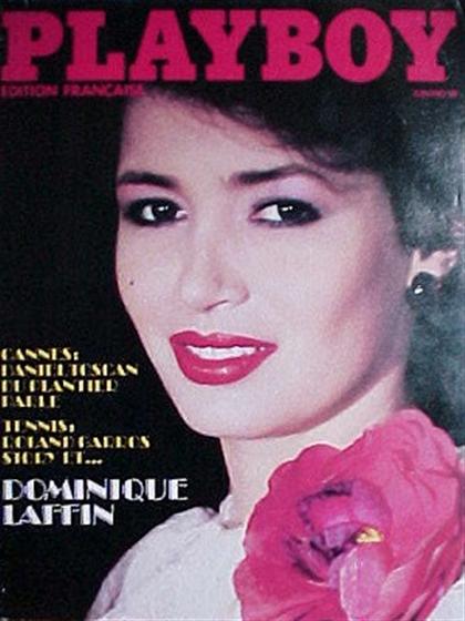 Playboy Francais June 1982 magazine back issue Playboy (France) magizine back copy Playboy Francais magazine June 1982 cover image, with Dominique Laffin on the cover of the magazine