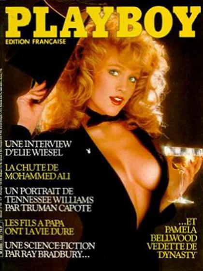 Playboy Francais January 1984 magazine back issue Playboy (France) magizine back copy Playboy Francais magazine January 1984 cover image, with Penny Baker on the cover of the magazine