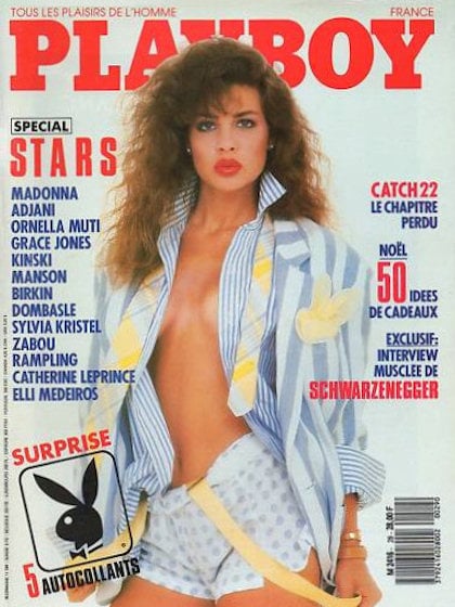 Playboy Francais January 1988 magazine back issue Playboy (France) magizine back copy Playboy Francais magazine January 1988 cover image, with Teri Weigel on the cover of the magazine