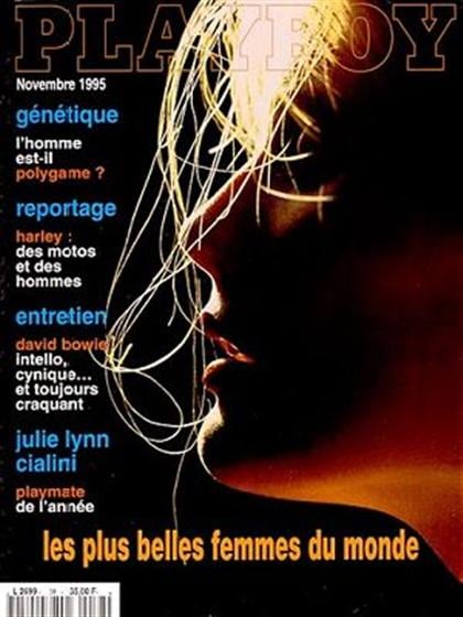 Playboy Francais November 1995 magazine back issue Playboy (France) magizine back copy Playboy Francais magazine November 1995 cover image, with Debra Jo Fondren on the cover of the magaz