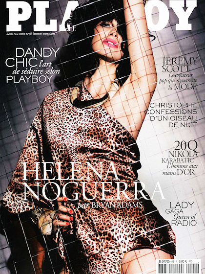 Playboy Francais April 2009 magazine back issue Playboy (France) magizine back copy Playboy Francais magazine April 2009 cover image, with Helena Noguerra on the cover of the magazine