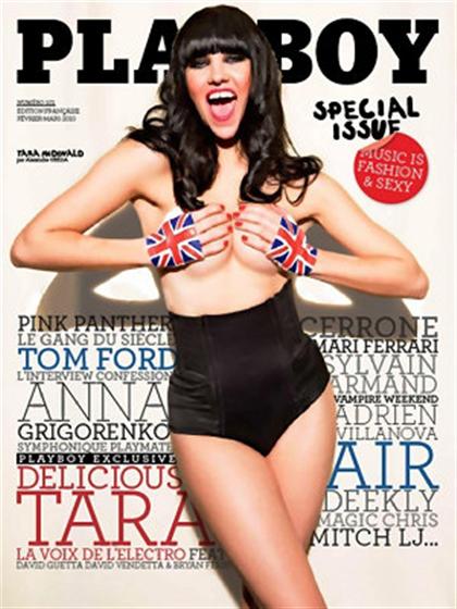 Playboy Francais February 2010 magazine back issue Playboy (France) magizine back copy Playboy Francais magazine February 2010 cover image, with Tara McDonald on the cover of the magazine