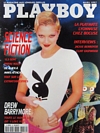 Drew Barrymore magazine cover appearance Playboy Francais March 1997