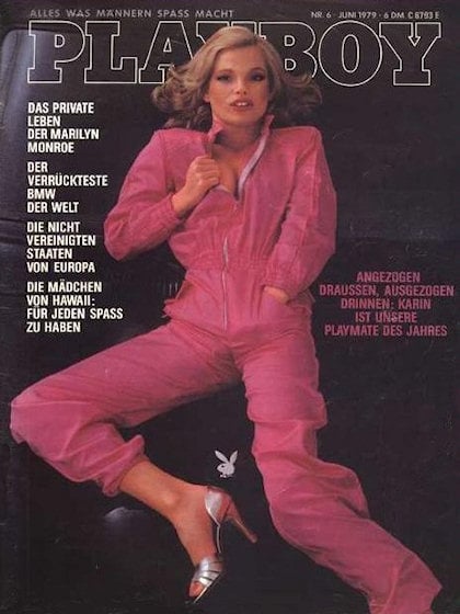 Playboy Germany June 1979 magazine back issue Playboy (Germany) magizine back copy Playboy Germany magazine June 1979 cover image, with Karin Wolffram on the cover of the magazine