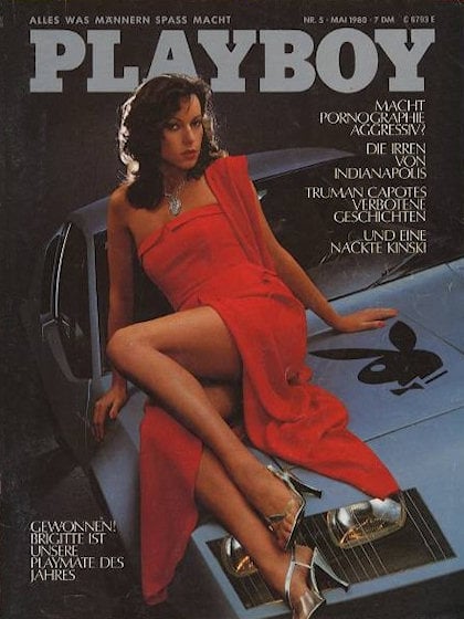 Playboy Germany May 1980 magazine back issue Playboy (Germany) magizine back copy Playboy Germany magazine May 1980 cover image, with Brigitte Lohmeyer on the cover of the magazine