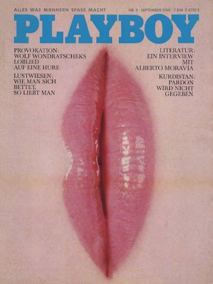 Playboy Germany September 1980 magazine back issue Playboy (Germany) magizine back copy Playboy Germany magazine September 1980 cover image, with Unknown on the cover of the magazine