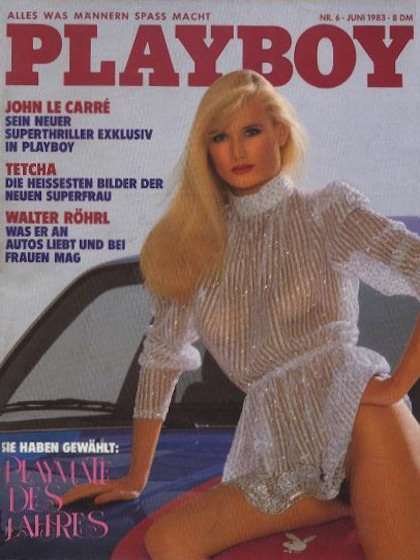 Playboy Germany June 1983 magazine back issue Playboy (Germany) magizine back copy Playboy Germany magazine June 1983 cover image, with Andrea Engel on the cover of the magazine