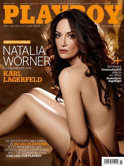 Playboy Germany March 2011 magazine back issue Playboy (Germany) magizine back copy Playboy Germany magazine March 2011 cover image, with Natalia Wörner on the cover of the magazine