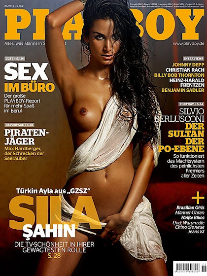 Playboy Germany May 2011 magazine back issue Playboy (Germany) magizine back copy Playboy Germany magazine May 2011 cover image, with Sila Şahin on the cover of the magazine