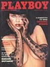 Kata Karkkainen magazine cover appearance Playboy Greece February 1989