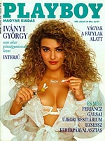 Corinna Harney magazine cover appearance Playboy Hungary July 1992