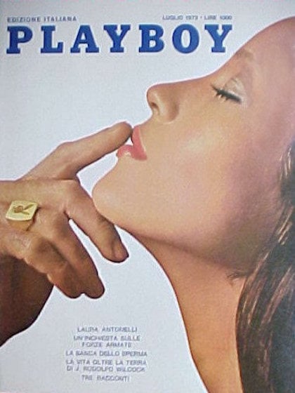Playboy Italy July 1973 magazine back issue Playboy (Italy) magizine back copy Playboy Italy magazine July 1973 cover image, with Barbara Carrera on the cover of the magazine