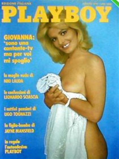 Playboy Italy August 1976 magazine back issue Playboy (Italy) magizine back copy Playboy Italy magazine August 1976 cover image, with Giovanna on the cover of the magazine