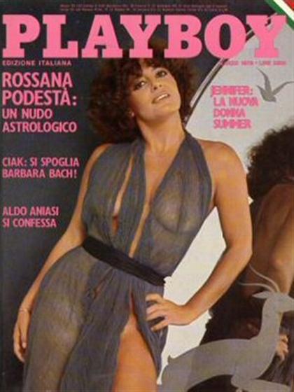 Playboy Italy March 1978 magazine back issue Playboy (Italy) magizine back copy Playboy Italy magazine March 1978 cover image, with Rossana Podesta on the cover of the magazine