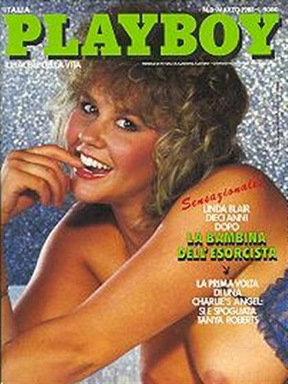 Playboy Italy March 1983 magazine back issue Playboy (Italy) magizine back copy Playboy Italy magazine March 1983 cover image, with Linda Blair on the cover of the magazine