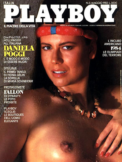 Playboy Italy May 1983 magazine back issue Playboy (Italy) magizine back copy Playboy Italy magazine May 1983 cover image, with Daniela Poggi on the cover of the magazine