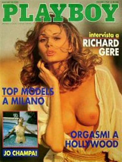 Playboy Italy August 1994 magazine back issue Playboy (Italy) magizine back copy Playboy Italy magazine August 1994 cover image, with April Christenson, Jo Champa on the cover of th