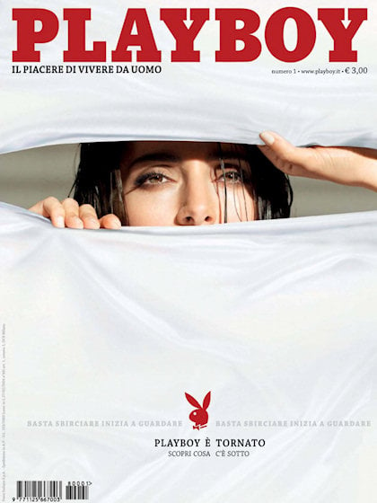 Playboy Italy January 2009 magazine back issue Playboy (Italy) magizine back copy Playboy Italy magazine January 2009 cover image, with Caterina Murino on the cover of the magazine