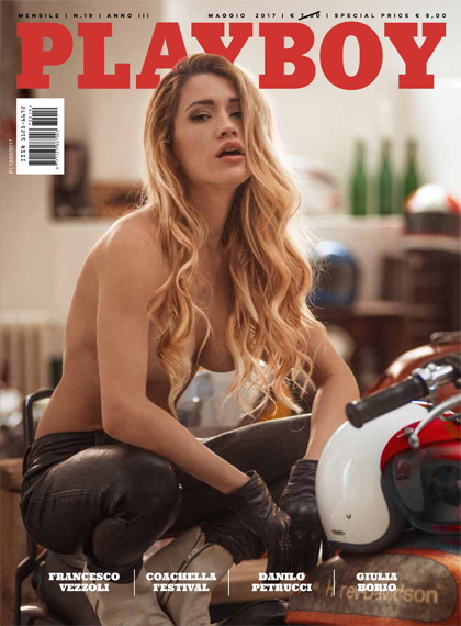 Playboy (Italy) May 2017 magazine back issue Playboy (Italy) magizine back copy Playboy (Italy) May 2017 Magazine Back Issue Published by HMH Publishing, Hugh Marston Hefner. Covergirl Giulia Borio.