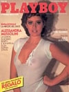 Alessandra Mussolini magazine cover appearance Playboy Italy August 1983