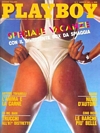 Playboy Italy August 1987 magazine back issue cover image