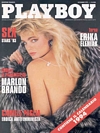Erika Eleniak magazine cover appearance Playboy Italy December 1993