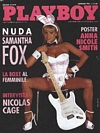 Samantha Fox magazine cover appearance Playboy Italy November 1996