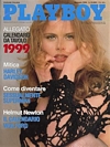Playboy Italy January 1999 magazine back issue cover image