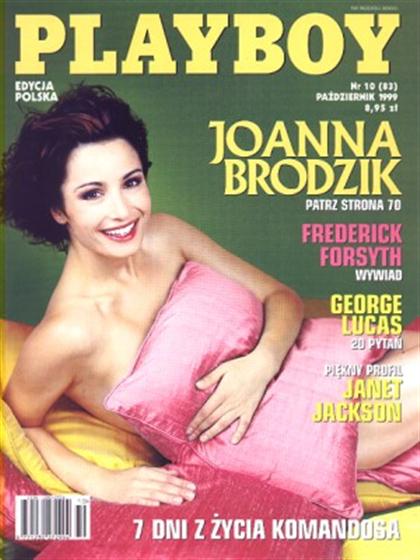 Playboy (Poland) October 1999 magazine back issue Playboy (Poland) magizine back copy Playboy (Poland) magazine October 1999 cover image, with Joanna Brodzik on the cover of the magazine