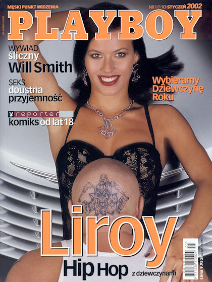 Playboy (Poland) January 2002 magazine back issue Playboy (Poland) magizine back copy Playboy (Poland) magazine January 2002 cover image, with Kasia Galkowska on the cover of the magazin