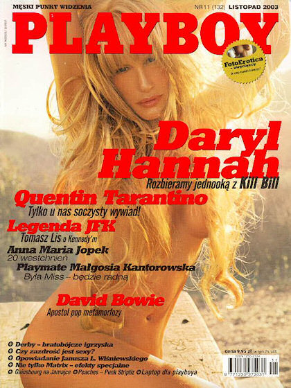 Playboy (Poland) November 2003 magazine back issue Playboy (Poland) magizine back copy Playboy (Poland) magazine November 2003 cover image, with Daryl Hannah on the cover of the magazine