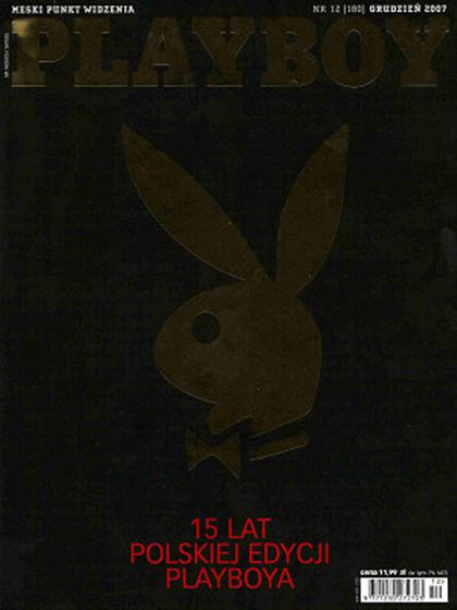 Playboy (Poland) December 2007 magazine back issue Playboy (Poland) magizine back copy Playboy (Poland) magazine December 2007 cover image, with Rabbit Head on the cover of the magazine