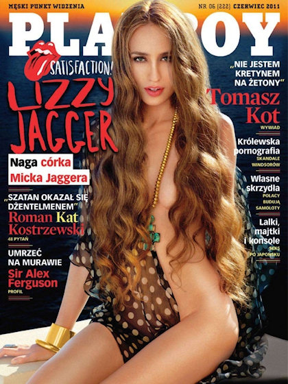 Playboy (Poland) June 2011 magazine back issue Playboy (Poland) magizine back copy Playboy (Poland) magazine June 2011 cover image, with Elizabeth Jagger on the cover of the magazine