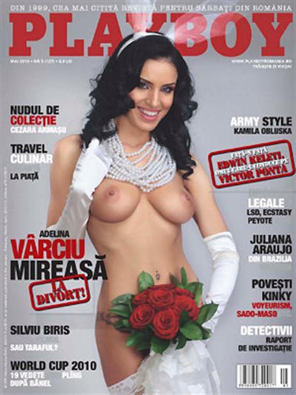 Playboy (Romania) May 2010 magazine back issue Playboy (Romania) magizine back copy Playboy (Romania) magazine May 2010 cover image, with Adelina Vârciu (Adelina Pestritu) on the cover