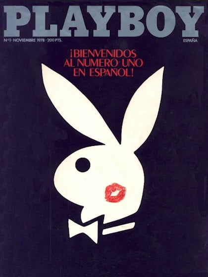 Playboy (Spain) November 1978 magazine back issue Playboy (Spain) magizine back copy Playboy (Spain) magazine November 1978 cover image, with Rabbit Head on the cover of the magazine