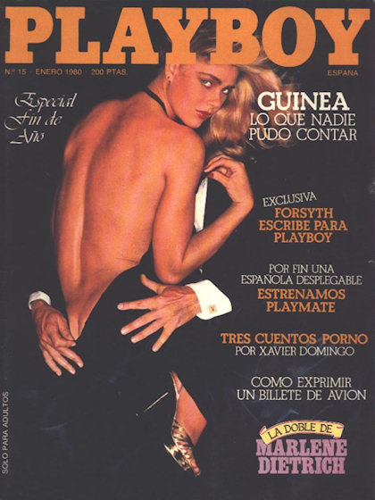 Playboy (Spain) January 1980 magazine back issue Playboy (Spain) magizine back copy Playboy (Spain) magazine January 1980 cover image, with Rita Lee on the cover of the magazine