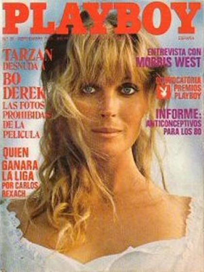 Playboy (Spain) September 1981 magazine back issue Playboy (Spain) magizine back copy Playboy (Spain) magazine September 1981 cover image, with Bo Derek on the cover of the magazine